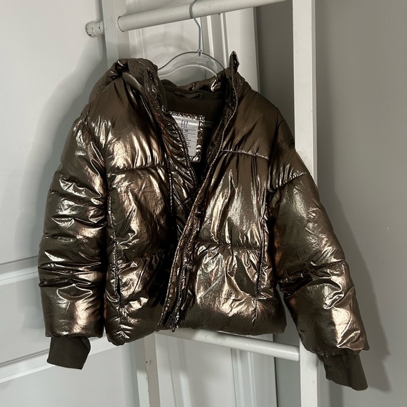 GapKids metallic puffer coat - Picture 2 of 4